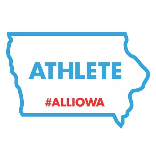 Iowa Athlete Sticker