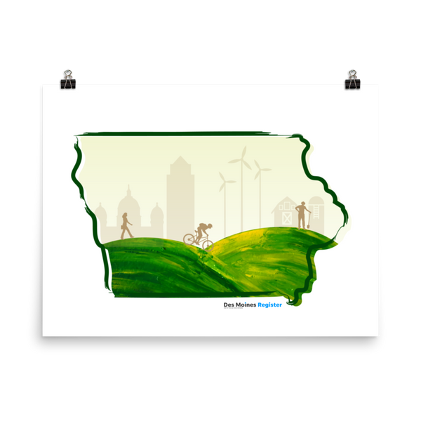 Scenic Iowa poster