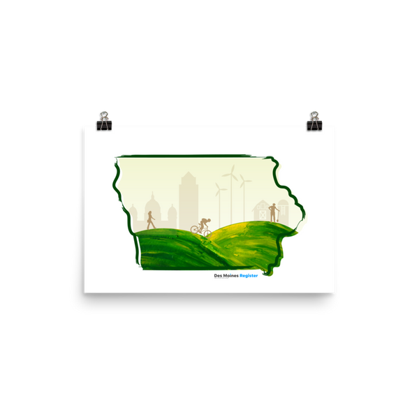 Scenic Iowa poster
