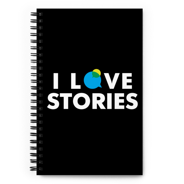 I Love Stories Spiral Notebook