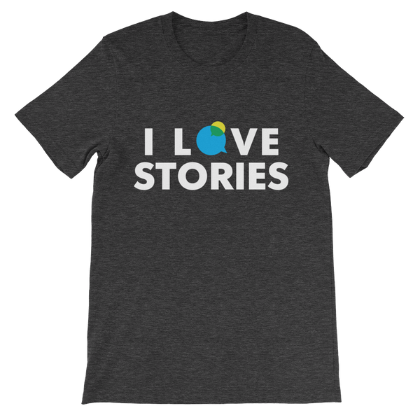 I Love Stories T-Shirt (White)