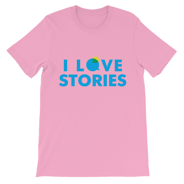 I Love Stories T-Shirt (Blue)