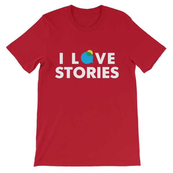 I Love Stories T-Shirt (White)