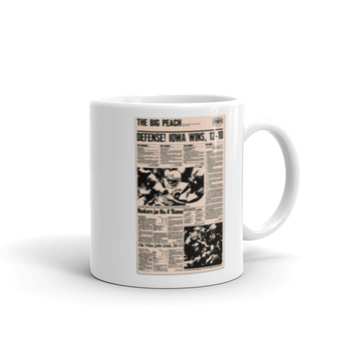 1977 Iowa-Iowa State game mug
